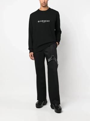 Reverse Paris Sweatshirt in Black