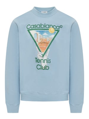 Metaphysical Printed Sweatshirt in Blue