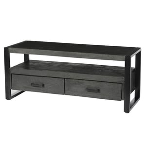 Livingfurn tv meubel norris 120x50x45 cm mangohout / gecoat staal