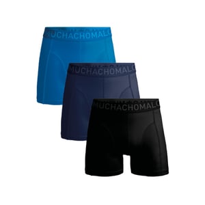 Muchachomalo 3-pack microfiber 1010-154 -black blue heren boxers