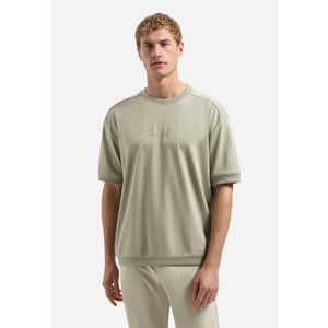 No Excess T-shirt crewneck solid heavy interl taupe