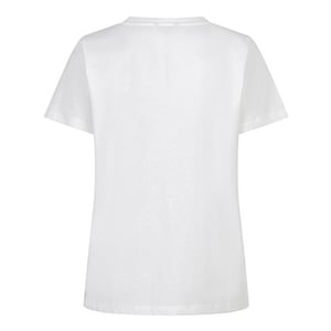Esqualo T-shirt sp26-05014 offwhite/red
