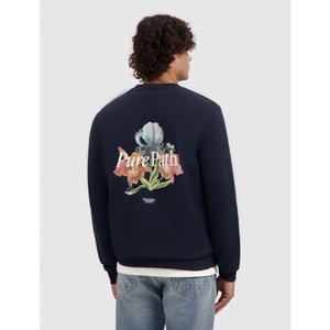 Pure Path 26010309 57 crewneck sweater  - trio of flowers