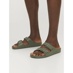 Jack & Jones Heren sandaal slipper jfwcroxton kaki
