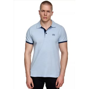 Rusty Neal heren polo marine korte mouw knoopsluiting