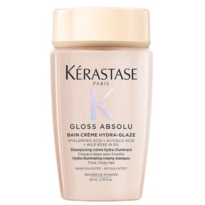 Kérastase Gloss Absolu Bain Crème Hydra-Glaze Shampoo for Thick Frizzy Hair 80ml