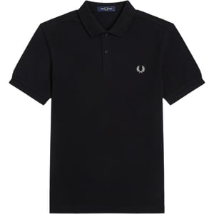 Fred Perry Mens M6000 Plain Polo Shirt Black