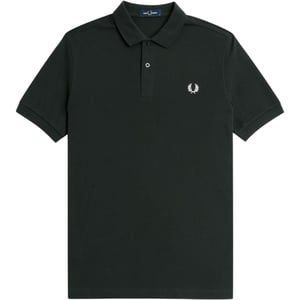 Fred Perry Mens M6000 Plain Polo Shirt Night Green