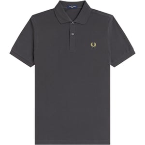Fred Perry Mens M6000 Plain Polo Shirt Anchor Grey
