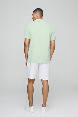 Regular Pocket Detail Toweling Revere Polo