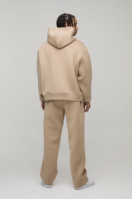 Oversized Boxy Bonded Scuba Hoodie