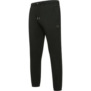Fred Perry Mens Loopback Cuffed Joggers Green