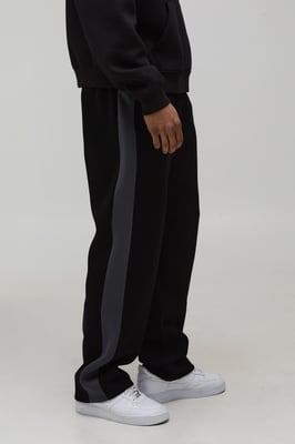 Straight Fit Panelled Jogger