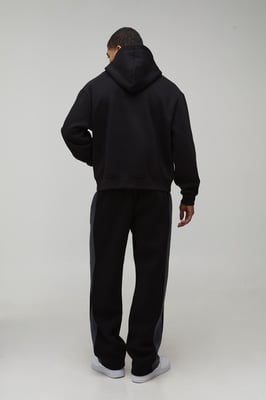 Straight Fit Panelled Jogger