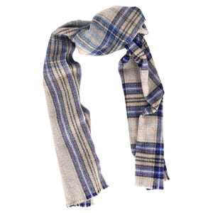 Acne Studios Plaid Printed Scarf in Multicolor Wool