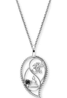 Engelsrufer ERN-YIYADROP-ZI Ladies Yin Yang Necklace