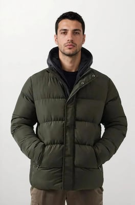 Fleece Lined Puffer Jacket
