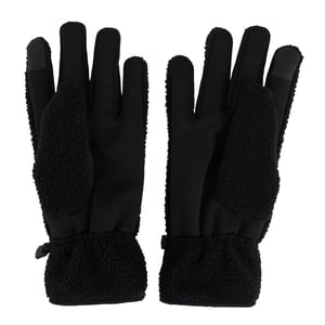 Regatta Unisex Volwassen Tech Touchscreen Borg Logo Winterhandschoenen (Zwart)