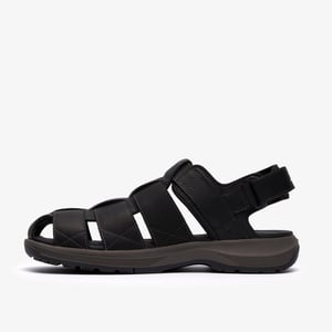 Guideview Cove Black Leather Sandals
