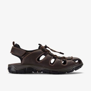 Napoli Fish Black Sandals