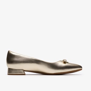 Natalyn Trim Gold Metallic Shoes