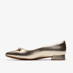 Natalyn Trim Gold Metallic Shoes