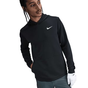 Nike Mens Therma Flex Dri-FIT Golf Hoodie (Black/White)
