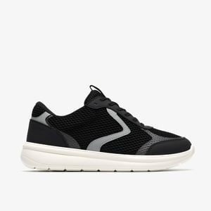 Ezrinn Tie Black Combi Trainers