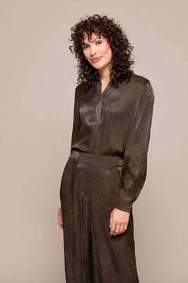 Bellize Blouse Donkerbruin