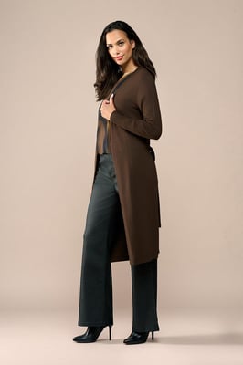 Celine Vest Donkerbruin