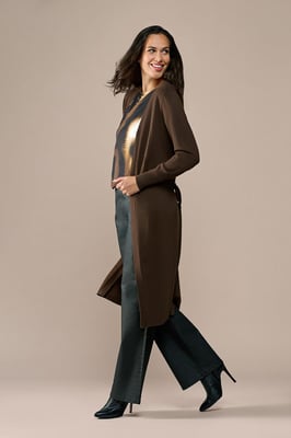 Celine Vest Donkerbruin