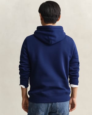 Regular Fit Hoodie in Dark Blue