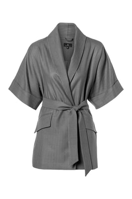 Roseline Lurex Blazer Grijs