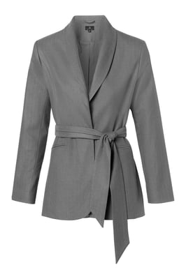 Zaylee Lurex Blazer Grijs