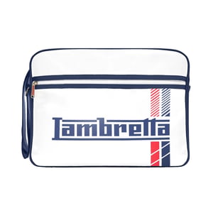 Lambretta Racing Stripe Toiletry Bag (White)