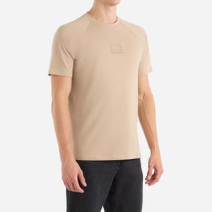 Umbro Heren Gelaagd Box Logo T-Shirt (Gewoon taupe)