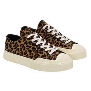 Superga Unisex Adult 2432 Works Leopard Print Calf Leather Trainers (Brown/Off White)