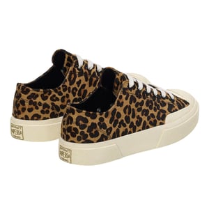 Superga Unisex Adult 2432 Works Leopard Print Calf Leather Trainers (Brown/Off White)