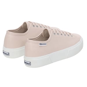 Superga Dames/Dames 3740 Leggera Vegan Tumbled Platform Trainers (Beige/Kristal)