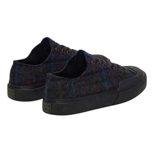 Superga Unisex Adult 2432 Works Patchwork Wool Trainers (Navy/Brown Honey/Grey)