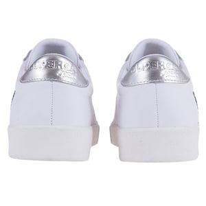 Superga Dames/Dames 2843 Club S Glitter Leren Trainers (Wit-Blauw/Licht)