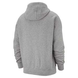 Nike Unisex Sportkleding Club Hoodie voor volwassenen (Donkergrijze heide/gematteerd zilver/wit)