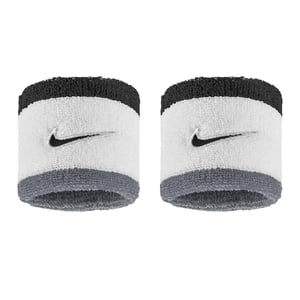 Nike Classic Sweatband (Pack of 2) (White/Grey/Black)