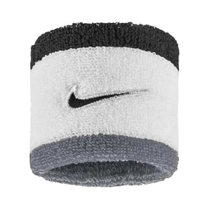 Nike Classic Sweatband (Pack of 2) (White/Grey/Black)
