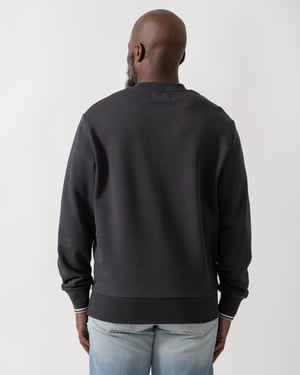 Crew Neck Sweatshirt in Dark Grey