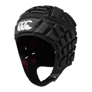 Canterbury Raze Foam Gewatteerde Rugby Hoofdbeschermer (Zwart, Rood)