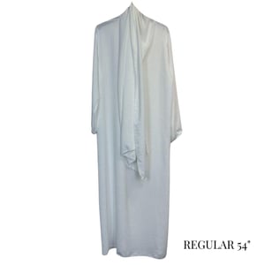 Ladies Abaya With Scarf Attached Comfortable Modest Dress One Size