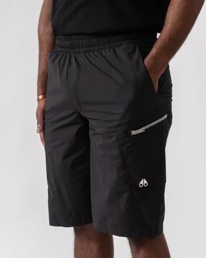 Topflight Cargo Shorts in Black