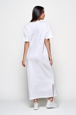 Caroline Tensen Ella Sweat Jurk Off White