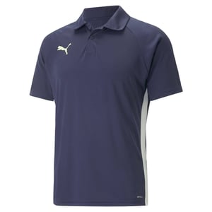 Puma Teamliga Mens Navy Padel Polo Shirt